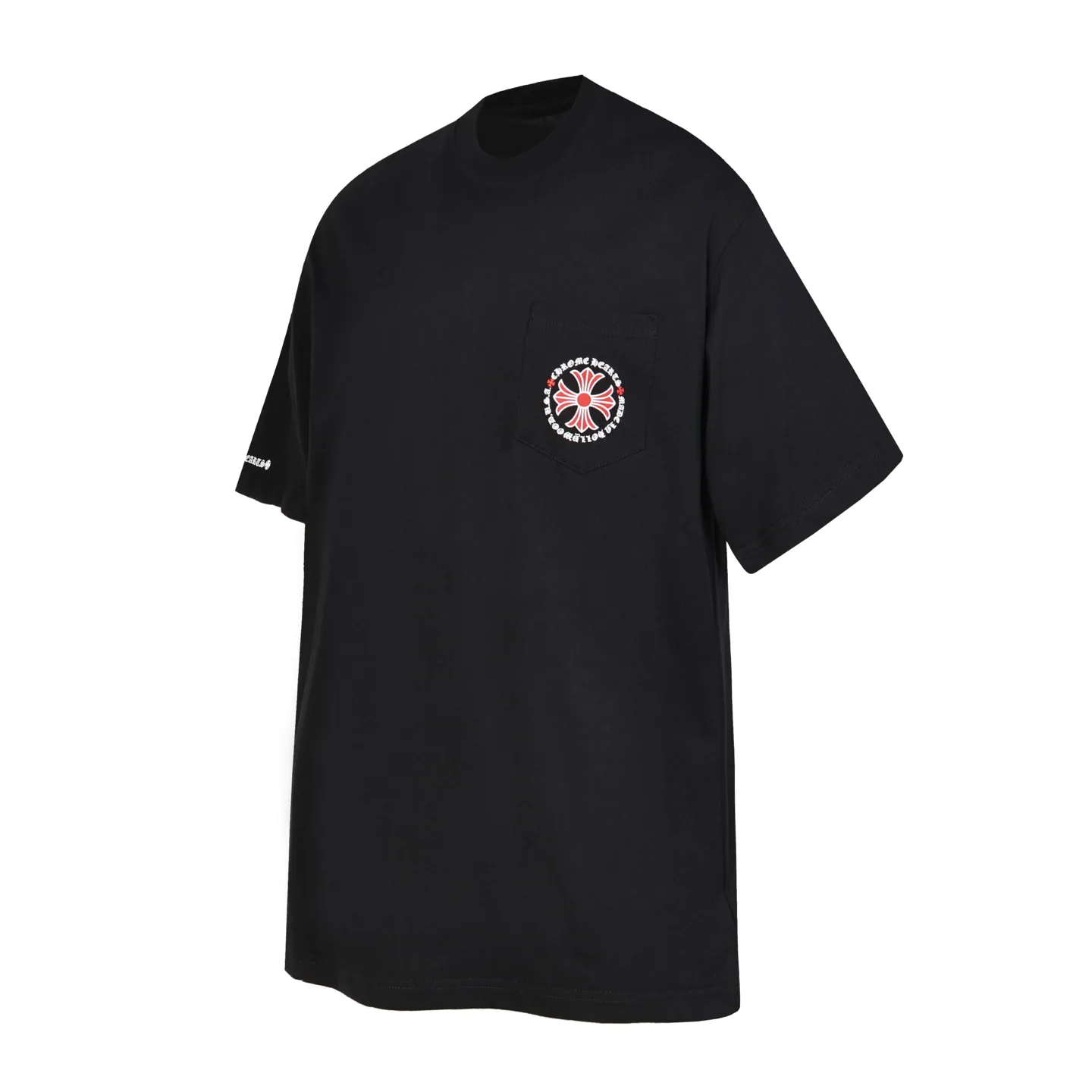 P150 Cross-border running quantity model, please do not place an order if you are pursuing quality - Chrome Hearts/Chrome Heart Cross Sanskrit short-sleeved T-shirt - High weight, high density and high quality. The wool is soft, delicate and skin-friendly. It feels soft and silky. It has excellent warmth and skin-friendly properties. - Customized weaving and dyeing, no color difference. No matter the fabric or workmanship details, it is better than the ordinary version on the market. -Colour: black white -Size: S M L XL